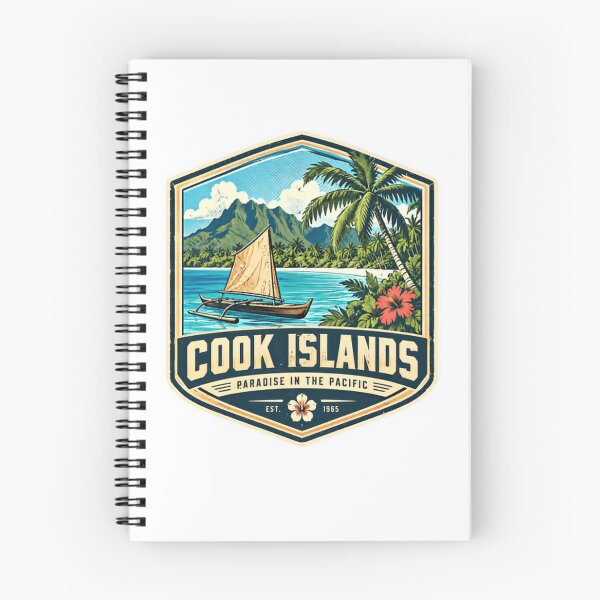 Item preview, Cook Islands Paradise In The Pacific Est 1965 Travel Vacation Island Lover designed and sold by SkeletonsDanger.