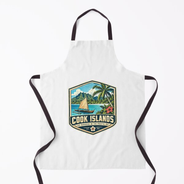 Item preview, Cook Islands Paradise In The Pacific Est 1965 Travel Vacation Island Lover designed and sold by SkeletonsDanger.