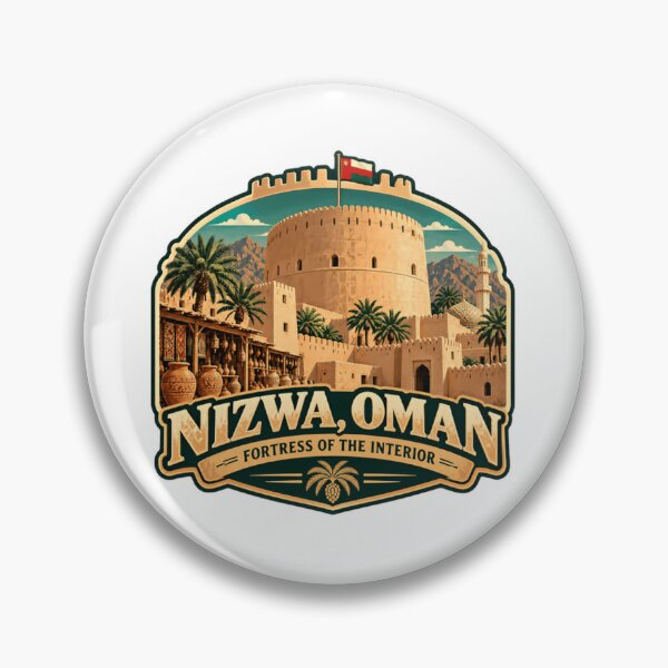 Item preview, Nizwa, Oman Fortress Of The Interior Omani Travel Souvenir Landmark designed and sold by Star3NowForMe.