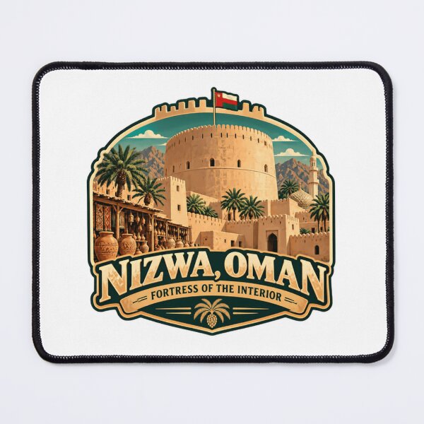 Item preview, Nizwa, Oman Fortress Of The Interior Omani Travel Souvenir Landmark designed and sold by Star3NowForMe.