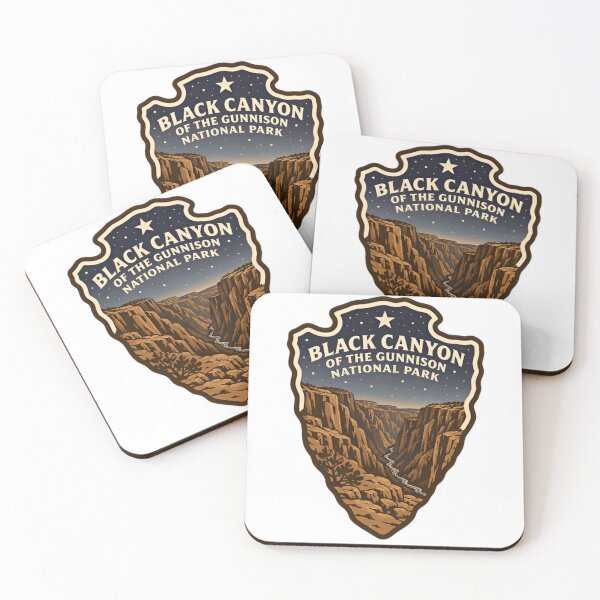 Item preview, Black Canyon Of The Gunnison National Park Travel Hiker Souvenir designed and sold by SEEM-drawing.