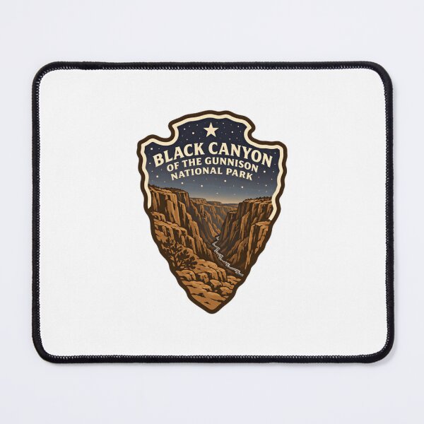 Item preview, Black Canyon Of The Gunnison National Park Travel Hiker Souvenir designed and sold by SEEM-drawing.
