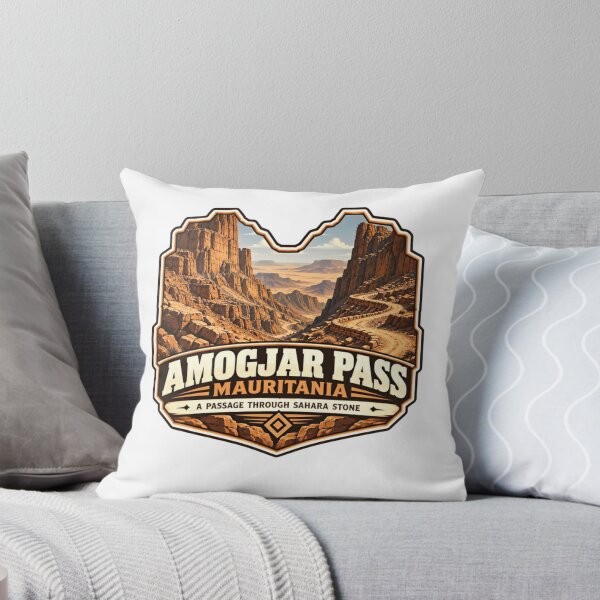 Item preview, Amogjar Pass Mauritania A Passage Through Sahara Stone Travel Explorer Adventure designed and sold by SkeletonsDanger.