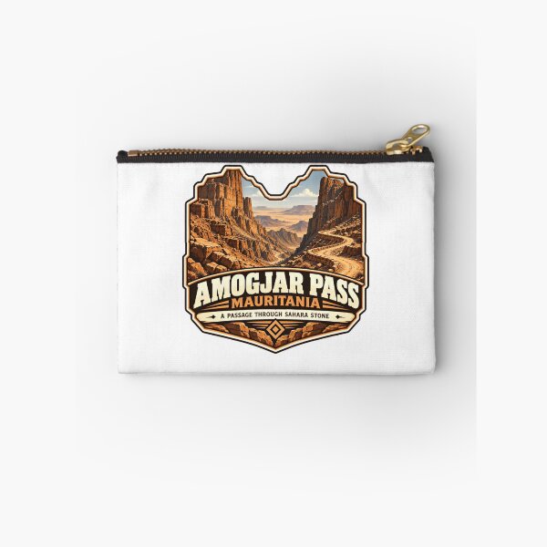 Item preview, Amogjar Pass Mauritania A Passage Through Sahara Stone Travel Explorer Adventure designed and sold by SkeletonsDanger.