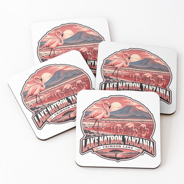 Item preview, Lake Natron, Tanzania Crimson Lake Flamingo Wildlife Safari Travel designed and sold by Star3NowForMe.