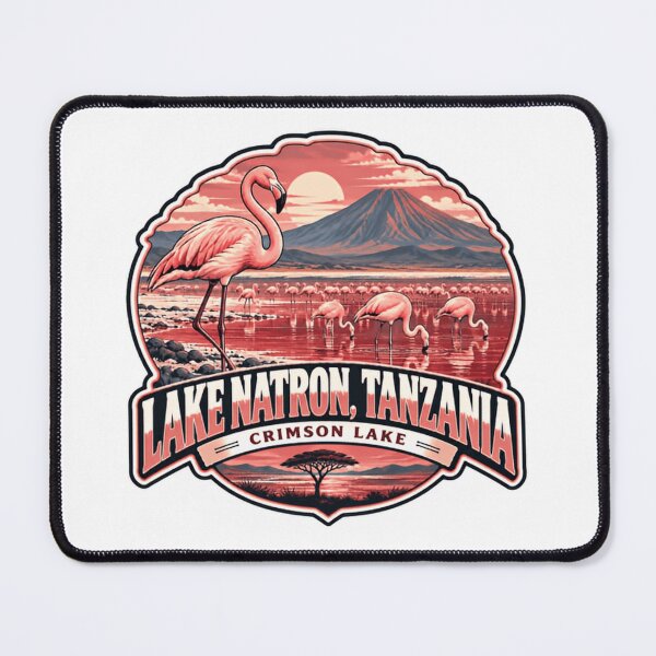 Item preview, Lake Natron, Tanzania Crimson Lake Flamingo Wildlife Safari Travel designed and sold by Star3NowForMe.