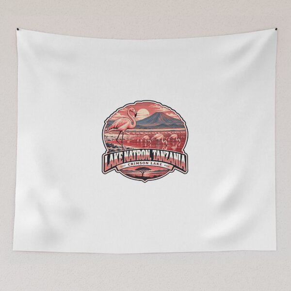 Item preview, Lake Natron, Tanzania Crimson Lake Flamingo Wildlife Safari Travel designed and sold by Star3NowForMe.