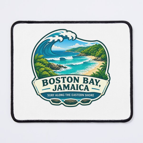 Item preview, Boston Bay, Jamaica Surf Along The Eastern Shore Jamaica Surfing Travel designed and sold by SkeletonsDanger.
