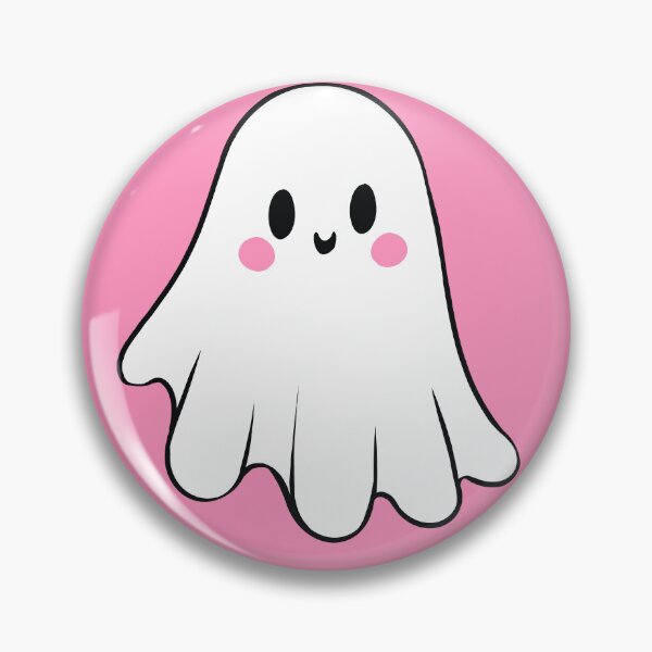 Item preview, Cute Blushing Ghost – Kawaii Halloween designed and sold by sososweett.