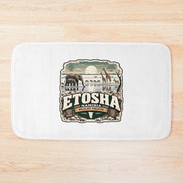 Item preview, Etosha Namibia Wildlife Theater African Safari Travel National Park Explorer designed and sold by Star3NowForMe.