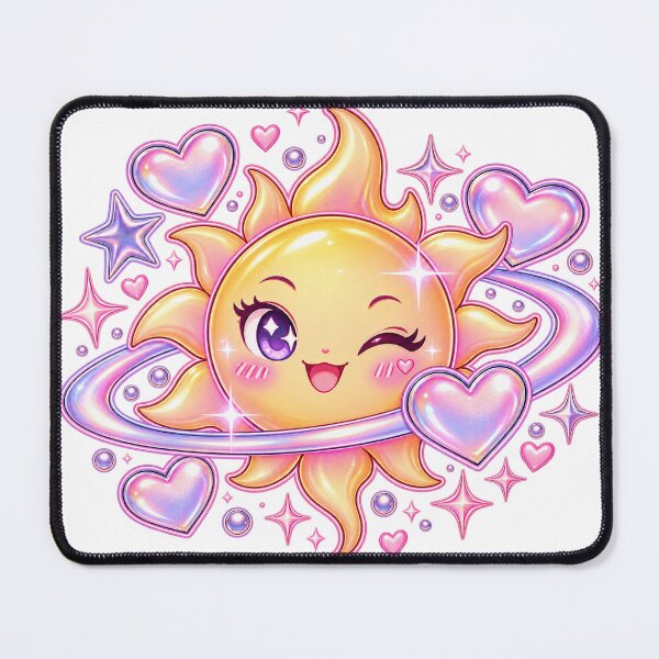 Item preview, Kawaii Y2K Sun & Moon Love | Pastel Celestial Cute Sun designed and sold by Chic  Artistry.