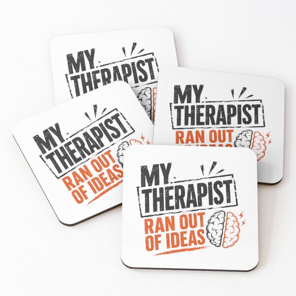 Item preview, My Therapist Ran Out Of Ideas Funny Therapy Psychology Mental Wellness designed and sold by JonesFlora2025.