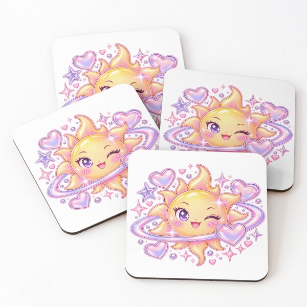 Item preview, Kawaii Y2K Sun & Moon Love | Pastel Celestial Cute Sun designed and sold by Chic  Artistry.