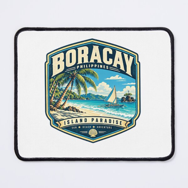 Item preview, Boracay Philippines Island Paradise Sun Beach Adventure Travel Vacation Tourist designed and sold by SkeletonsDanger.