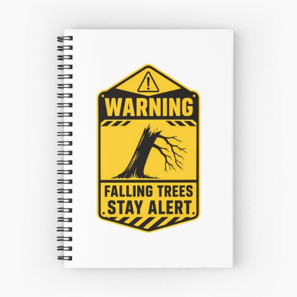 Item preview, Warning Falling Trees Stay Alert Arborist Logger Tree Service Safety designed and sold by JonesFlora2025.