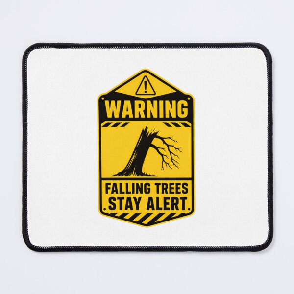 Item preview, Warning Falling Trees Stay Alert Arborist Logger Tree Service Safety designed and sold by JonesFlora2025.
