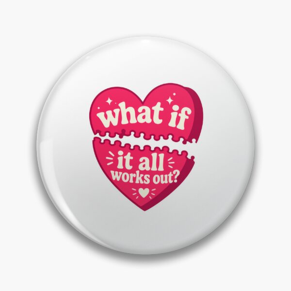 Item preview, What If It All Works Out? Optimism Hope Mental Health Quote designed and sold by HumansStuck12.