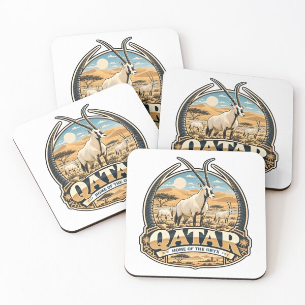 Item preview, Qatar Home Of The Oryx Arabian Desert Wildlife Traveler designed and sold by Star3NowForMe.