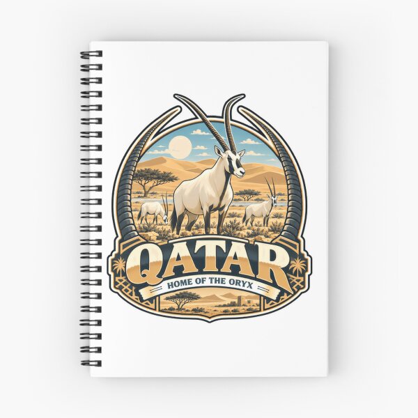 Item preview, Qatar Home Of The Oryx Arabian Desert Wildlife Traveler designed and sold by Star3NowForMe.