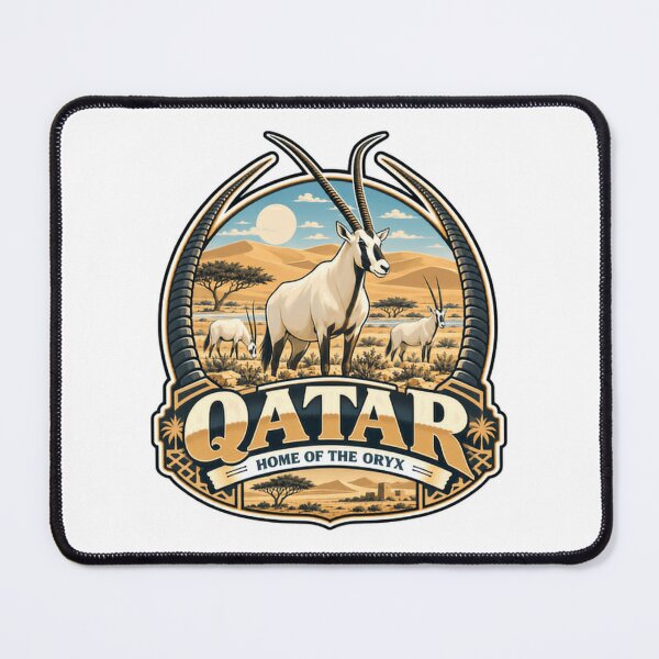 Item preview, Qatar Home Of The Oryx Arabian Desert Wildlife Traveler designed and sold by Star3NowForMe.