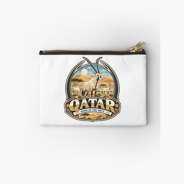 Item preview, Qatar Home Of The Oryx Arabian Desert Wildlife Traveler designed and sold by Star3NowForMe.