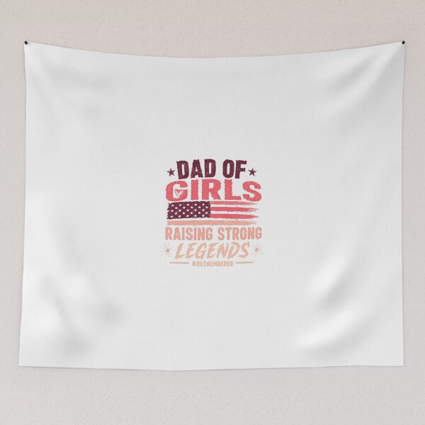 Item preview, Padre de niñas criando leyendas fuertes #SuperadosEnNúmero Padre Hija Paternidad designed and sold by JonesFlora2025.