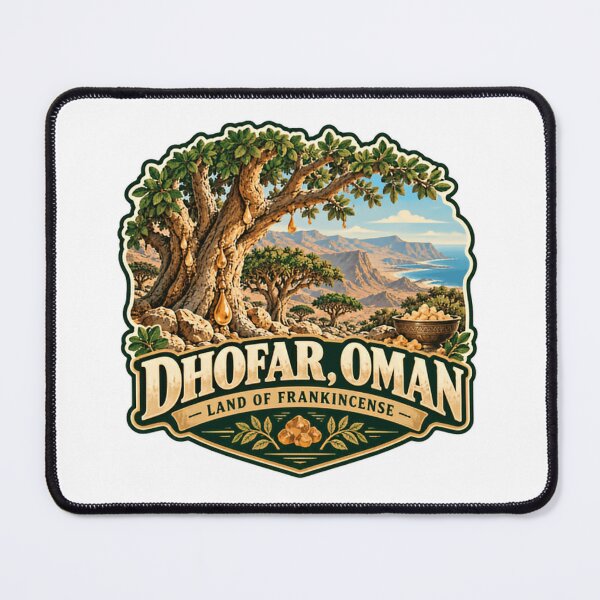 Item preview, Dhofar, Oman Land Of Frankincense Oman Travel Souvenir Essential Oil Wellness designed and sold by Star3NowForMe.