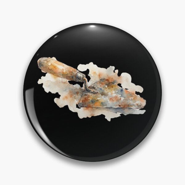 Item preview, Watercolor Construction Trowel Masonry Tool Design designed and sold by bvdesignart.