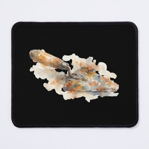 Item preview, Watercolor Construction Trowel Masonry Tool Design designed and sold by bvdesignart.
