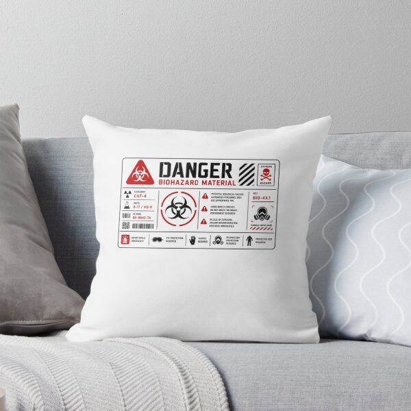 Item preview, Danger Biohazard Material Extreme Hazard Lab Worker Scientist Safety Warning designed and sold by RetroMini2026.