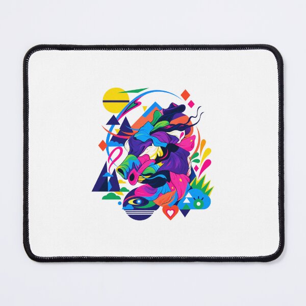Item preview, Colorful Abstract Art Dragon designed and sold by DopamineMosaic.