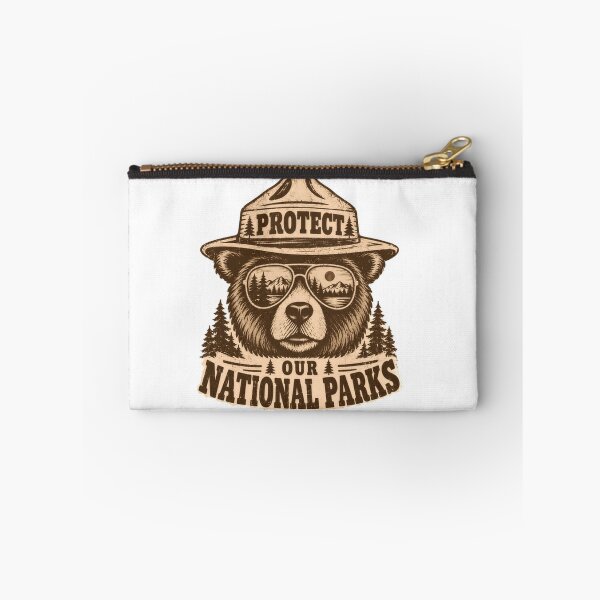 Item preview, Protect Our National Parks Nature Lover Conservation Bear Ranger designed and sold by HumansStuck12.