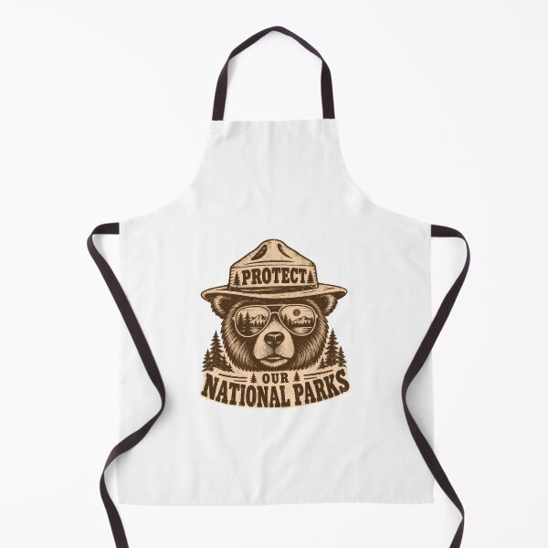 Item preview, Protect Our National Parks Nature Lover Conservation Bear Ranger designed and sold by HumansStuck12.