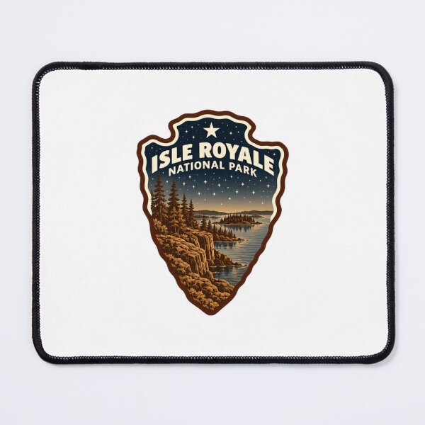 Item preview, Isle Royale National Park Michigan Great Lakes Visitor Travel Hiker Adventure designed and sold by SEEM-drawing.