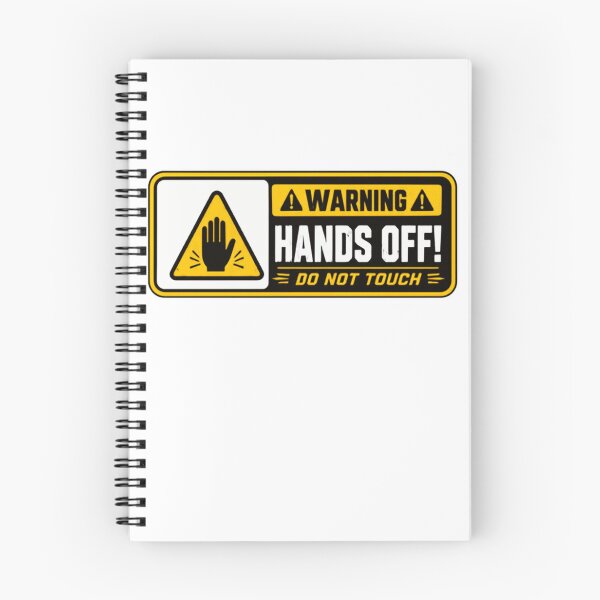 Item preview, Warning Hands Off! Do Not Touch Caution Boundary designed and sold by RetroMini2026.