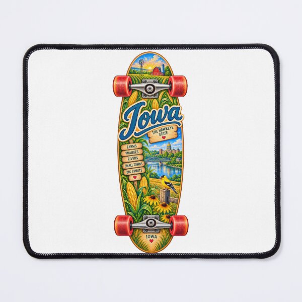 Item preview, Iowa Gen X Skateboard designed and sold by Whimspired By Paxx.