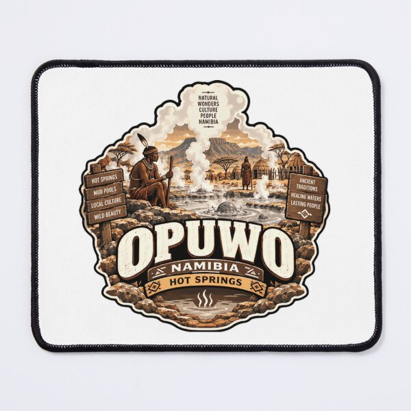 Item preview, Opuwo Namibia Hot Springs Natural Wonders Travel Culture designed and sold by Star3NowForMe.