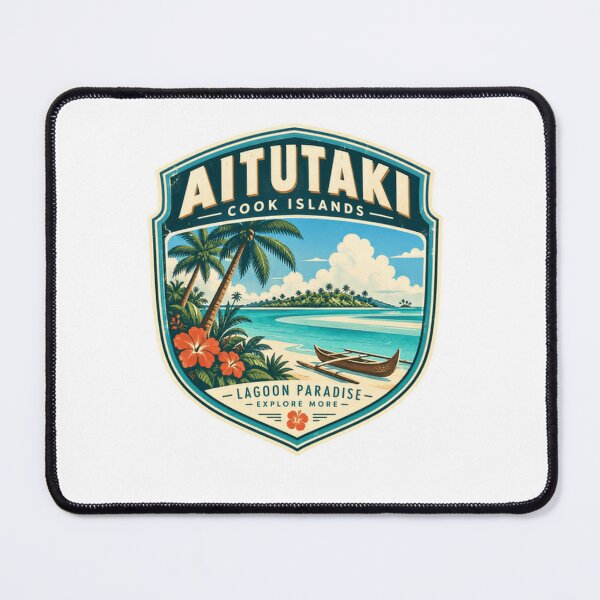 Item preview, Aitutaki Cook Islands Lagoon Paradise Explore More Travel Destination Souvenir designed and sold by SkeletonsDanger.
