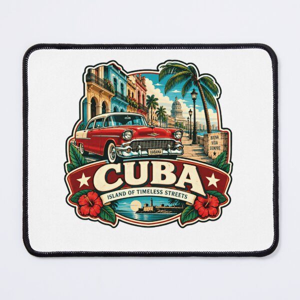 Item preview, Cuba Island Of Timeless Streets Havana Vintage Car Caribbean Travel Habana Vacation designed and sold by SkeletonsDanger.