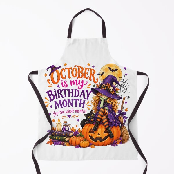 Item preview, October Is My Birthday Month Witch Halloween Cake Gift designed and sold by MatrixRig.