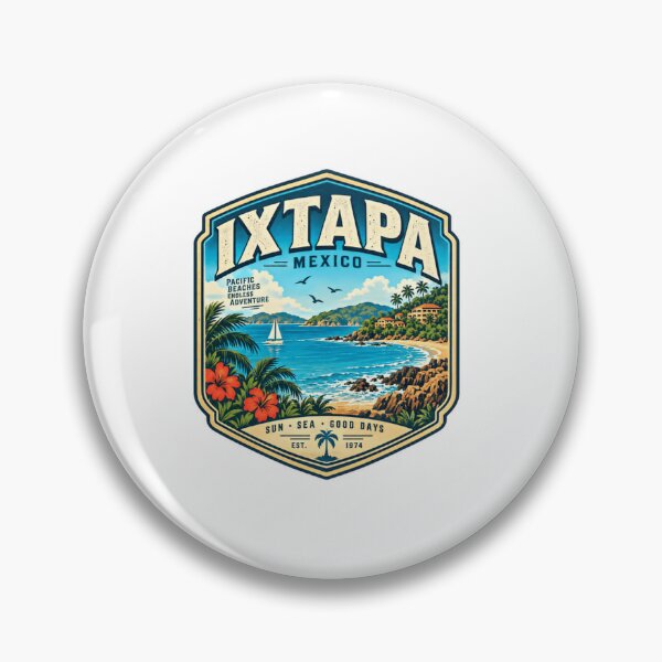 Item preview, Ixtapa Mexico Pacific Beaches Endless Adventure Sun Sea Good Days Est 1974 Travel Vacation Souvenir Destination designed and sold by SkeletonsDanger.