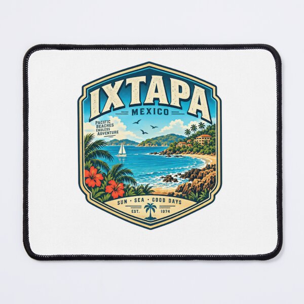 Item preview, Ixtapa Mexico Pacific Beaches Endless Adventure Sun Sea Good Days Est 1974 Travel Vacation Souvenir Destination designed and sold by SkeletonsDanger.