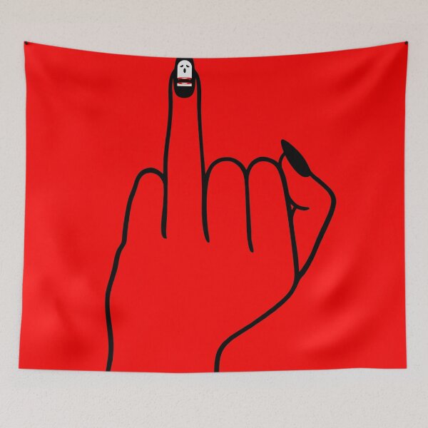 Item preview, Sliced Ghost Middle Finger - Funny Antisocial Halloween designed and sold by offquote. by nttglyphs.