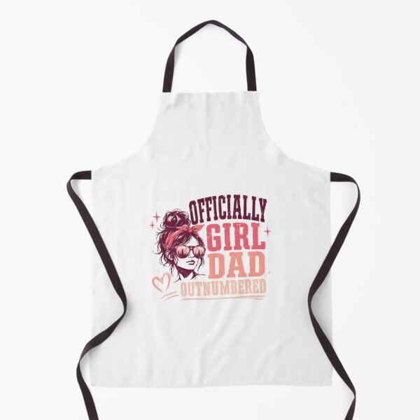 Item preview, Officially Girl Dad Outnumbered Fathers Day Gift Dad Of Daughters designed and sold by HumansStuck12.