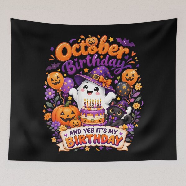 Item preview, Happy Halloween And Yes Its My Birthday Cake Gift designed and sold by MatrixRig.