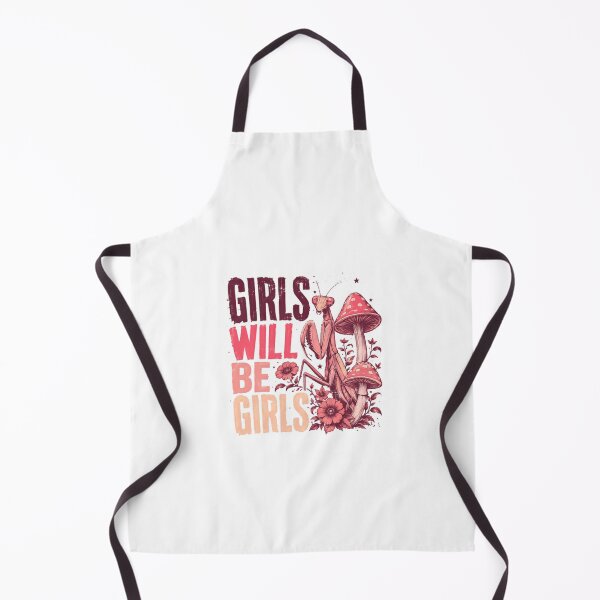 Item preview, Girls Will Be Girls Praying Mantis Mushroom Nature Woman Girl designed and sold by HumansStuck12.