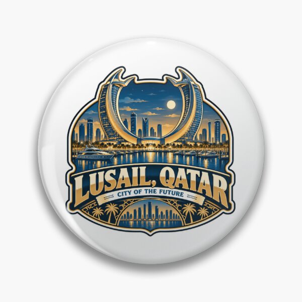 Item preview, Lusail, Qatar City Of The Future Travel Souvenir Modern Architecture designed and sold by Star3NowForMe.