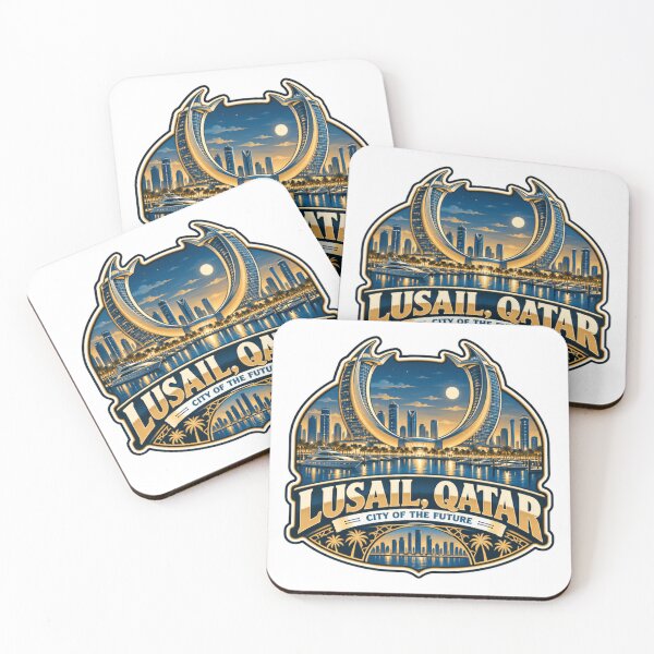 Item preview, Lusail, Qatar City Of The Future Travel Souvenir Modern Architecture designed and sold by Star3NowForMe.