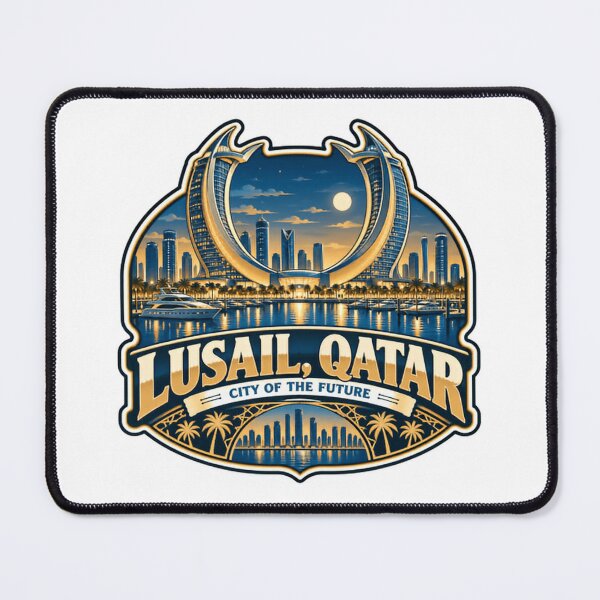 Item preview, Lusail, Qatar City Of The Future Travel Souvenir Modern Architecture designed and sold by Star3NowForMe.