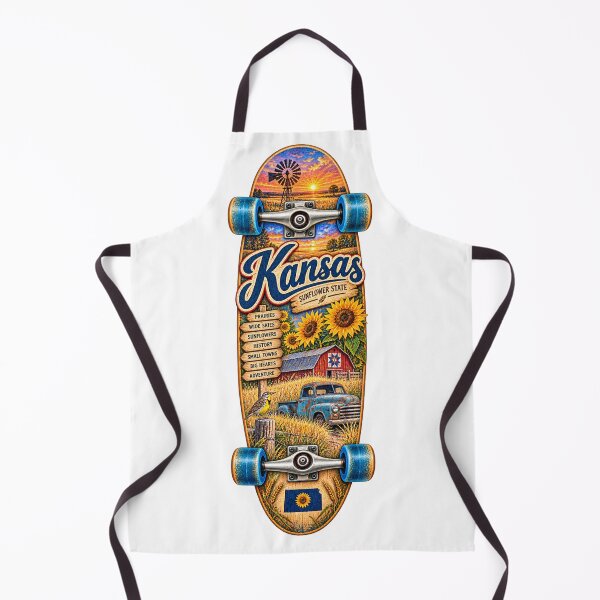 Item preview, Kansas Gen X Skateboard designed and sold by Whimspired By Paxx.
